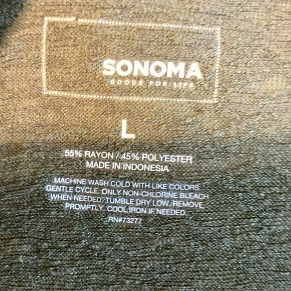 Sonoma Goods For Life Tank Top Flowy Lightweight Women's Sz Large Green Relaxed - Picture 7 of 7